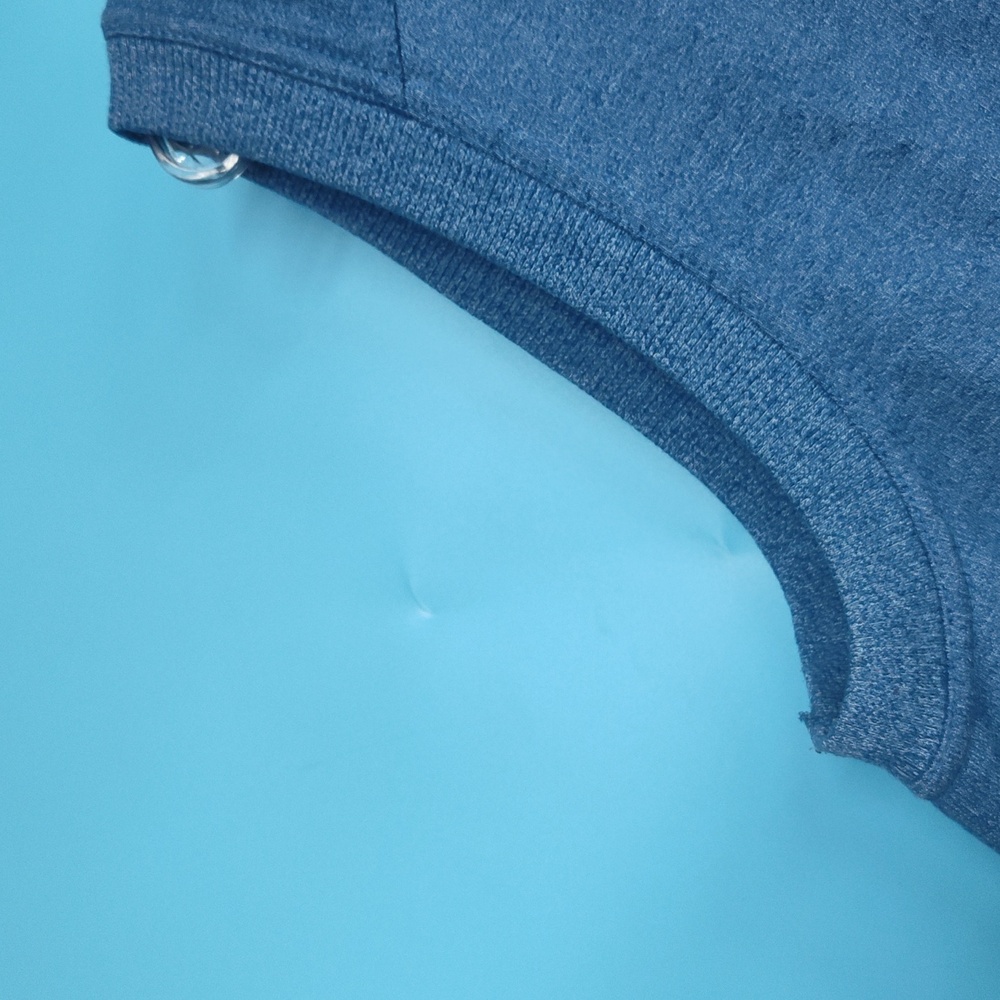 21men Blue Sleeveless Hoodie - Picture 5 of 7